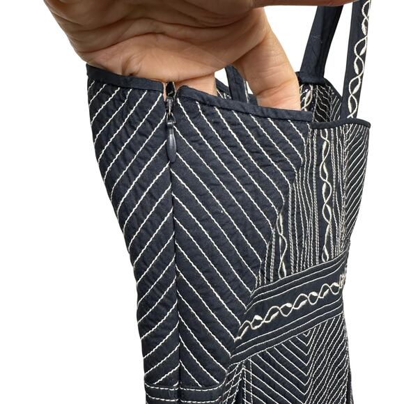 NWT Ulla Johnson Blue White Embroidery Sleeveless Button Front Nerida Midi Dress - Picture 14 of 16